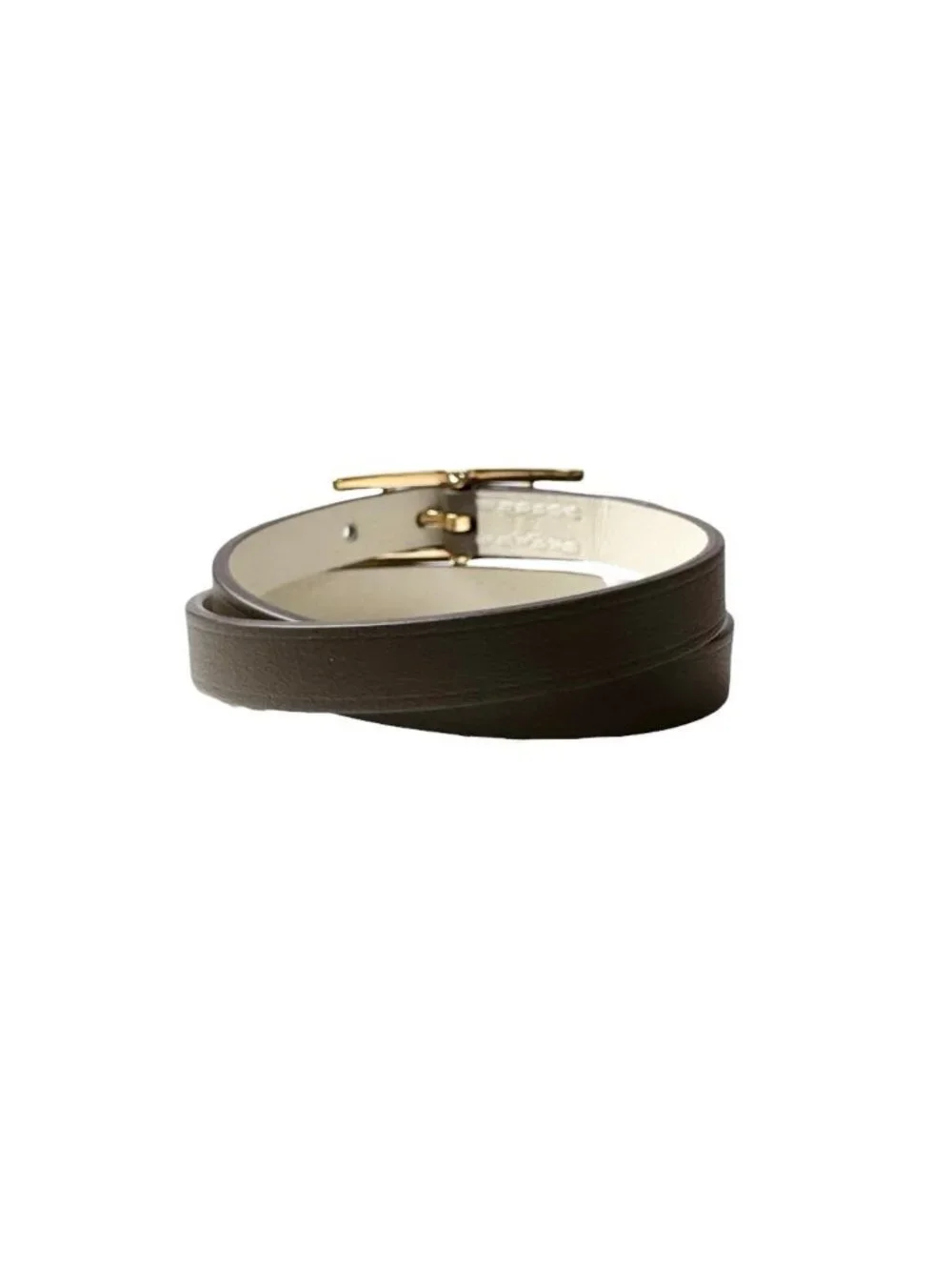 Hermes Behapi Double Tour Bracelet Gold Etoupe